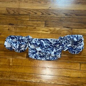 Abercrombie & Fitch: Cropped Floral Print Top